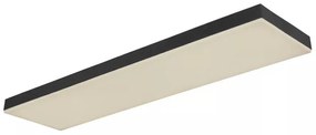 Plafoniera LED Doro 41594D4, cu telecomanda, 24W, 1800lm, lumina calda+neutra+rece, IP20, alba+neagra, Globo Lighting