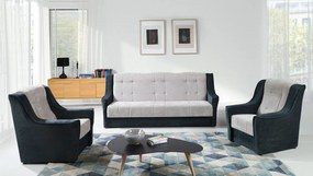 Set mobilier tapițat Providence 110Cutie de pat, Tapiterie, Picioare: Lemn, Plastic