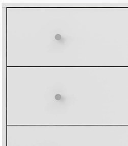 Comodă albă 72x108x30 cm May – Tvilum