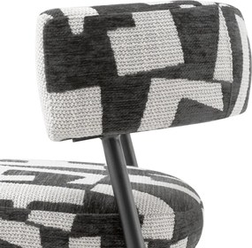 Scaun bar design LUX Bar Stool Folsom, Brooklyn black