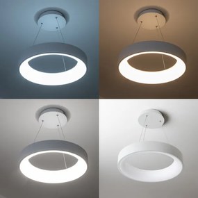 Brilagi - Lustra LED reglabilă pe cablu, 40W/230V, 3000-6500K, albă, cu telecomandă