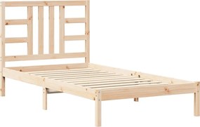 vidaXL Cadru de pat, 100x200 cm, lemn masiv