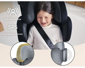 Scaun auto KINDERKRAFT SELECT XPAND 2 i-Size (100-150 cm) Premium Rocket grey