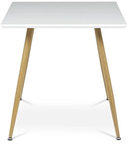 Masă de sufragerie 140 x 80 cm, alb