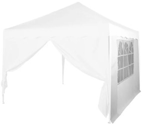 Perete lateral de rezervă pentru cort cu fereastră - alb