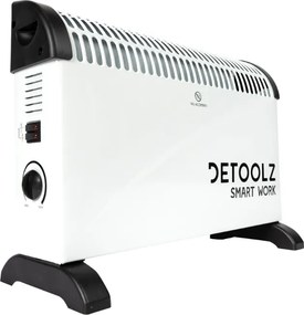 Convector,calorifer electric Detoolz, 2KW, 3 trepte de putere, cu termostat reglabil