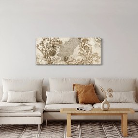 Tablou - Perete cu flori (120x50 cm)