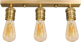 Plafoniera cu 3 surse de lumina din alama personalizabila Vesta