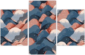 Tablou - Valuri și dealuri (90x60 cm)