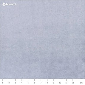 Canapea extensibilă cu 3 locuri și spațiu de depozitare Mazzini Sofas Freesia, albastru deschis, 215 cm