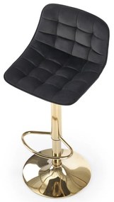 Scaun de bar Bodhi, negru