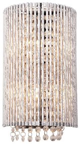 Aplică de cristal Endon 81978 GALINA 2xG9/25W/230V crom lucios