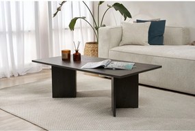 Măsuță de cafea neagră cu aspect mat 60x119 cm Sabin – Kalune Design