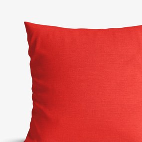 Goldea față de pernă decorativă loneta - roșie 50 x 50 cm