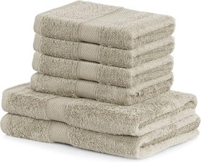 Set 6 prosoape DecoKing Bamby Beige, bej