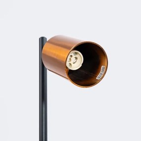 Lampă de masă Sollux SL.1381 WINX 1xGU10/10W/230V negru/cupru