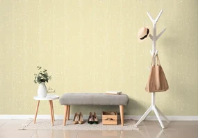 Tapet autoadeziv cu motiv vegetal în design maro