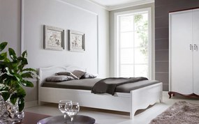 Pat lemn masiv Milan II 140/160/180x200cm - 180x200, Fara