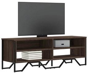 vidaXL Dulap TV, stejar maro, 122x34x41 cm, lemn prelucrat