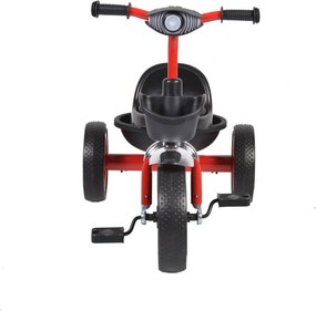 Tricicleta cu pedale NOVOKIDS™ Hawk Trike , Cu melodii si lumini, Doua cosulete pentru jucarii, Max 25 kg, Roti din cauciuc EVA, Cadru metalic, Far