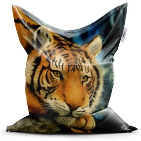 Sac de șezut Classic tigru - pentru copii, portocaliu / negru