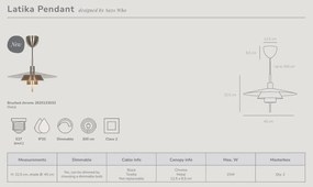 Lustra, Pendul modern minimalist Latika