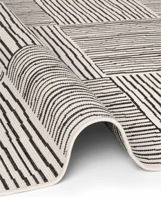 Covor pentru exterior și interior negru/crem 120x170 cm Haringey Nightingale – Ted Baker