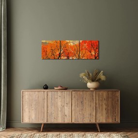 Tablou - Toamna (cu ceas) (90x30 cm)