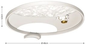 Brilagi - Plafonieră LED dimabilă ASTRO LED/20W/230V 3000-6000K astronaut+telecomandă