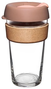 Cană de voiaj roz/maro 454 ml Brew Frappe L – KeepCup