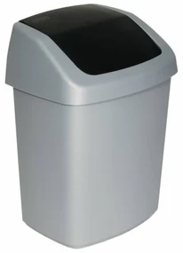 Coș de gunoi Curver Swing 15 L, gri , 15 l