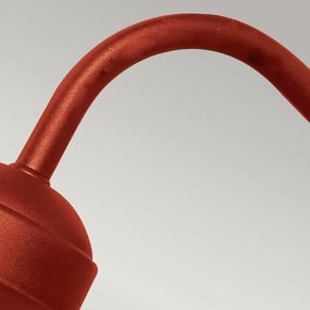 Elstead KLAMPENBORG-OXR - Aplica de exterior KLAMPENBORG 1xE27/60W/230V IP44 roșie