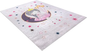 BAMBINO 48060 covor lavabil Prințesă, stele pentru copii anti-alunecare - roz - SECUNDAR-COTATI PRODUSUL
