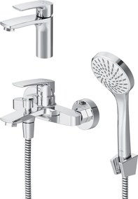 Set baterii lavoar si cada AM.PM Pride cu set de dus