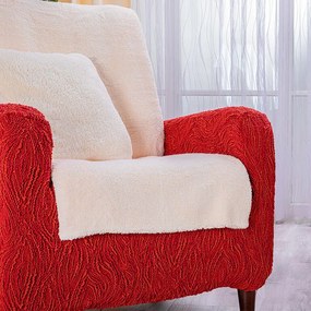 Cuverturi SHERPA crem fotoliu