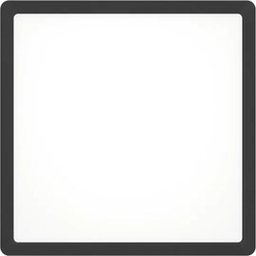 Eglo 901331 - Plafonieră LED pentru baie FUEVA, 13W, 230V, 29 x 29 cm, IP44, negru