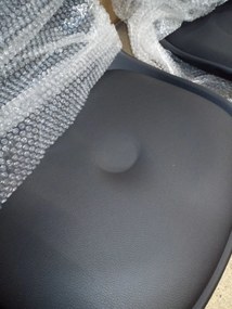 OFERTA Scaun de bar negru HOGA din piele ecologica gradul II