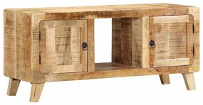 vidaXL Dulap TV, 105x46x32 cm, lemn masiv mango brut
