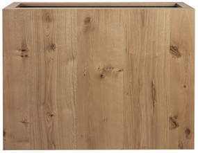 Ghiveci din lemn cu auto-irigare TAMMI, dreptunghiular-înalt, mai multe variante - Hobby Flower Culoare: stejar rustic, Dimensiuni: 104 x 30 x 80