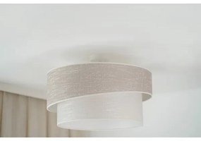 Lustră aplicată Brilagi DOVER SHINE 1xE27/15W/230V d. 50 cm gri/crem