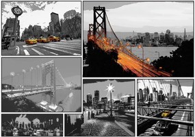 Fototapet - Orașe  din comics (254x184 cm), în 8 de alte dimensiuni noi