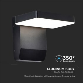 LED Aplica flexibilă exterior 17W 230V IP65 3000K negru