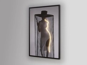 Tablou de perete decorativ cu iluminat Diva