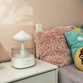 Umidificator de design + lampă de noapte