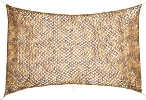 vidaXL Plasă de camuflaj cu geantă de depozitare, nisipiu, 410x285 cm