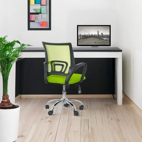 Scaun de birou din mesh OFF 619 verde
