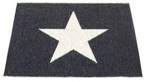 Covor pentru exterior și interior alb-negru 70x90 cm Viggo Black – Pappelina