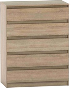 Comoda HANY NEW 005, stejar sonoma, PAL laminat, 90x49x117 cm