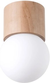 Sollux Lighting Boomo lampă de tavan 1x8 W lemn SL.1190