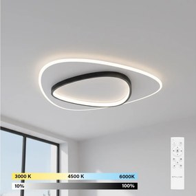 Brilagi - Plafonieră LED dimabilă FLARE LED/70W/230V 3000-6000K+telecomandă